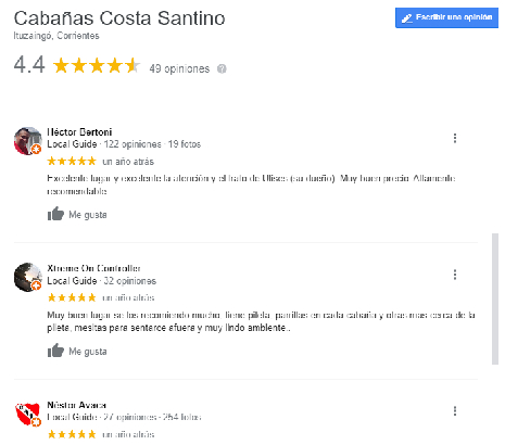 Opiniones de Costa Santino en Google